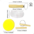 Professional Pottery Tools Kit For Clay Pottery Sculpting, Scarping, Cutting, Fine Detailing, Smoothening, Shaping And Trimming (Pack Of 19 Tools)