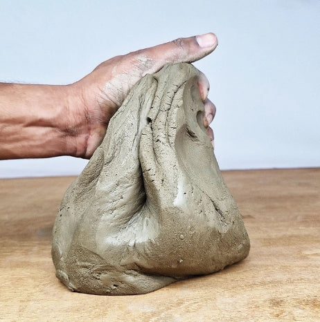 Terracotta air dry clay | Eco-friendly | Non-Toxic | Best for clay modelling and pottery 1 KG