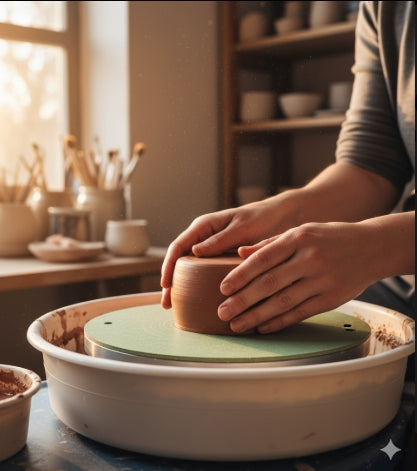 MDF bat 12inch (green board MDF bat for pottery wheel) size 12inch